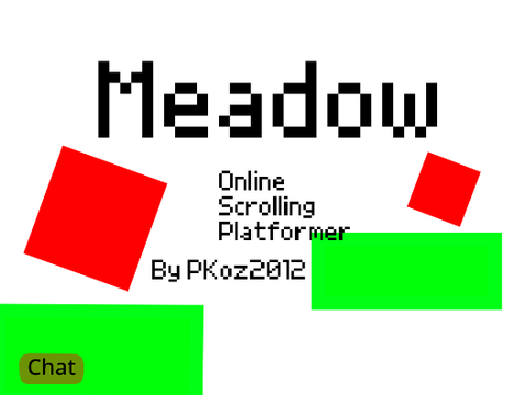 Meadow - Scrolling Platformer (WITH CHAT) Update 2/3