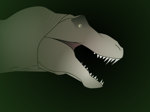 The Isle T-rex new design/animation preview