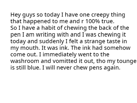 DRINKING BLUE INK- STORYTIME