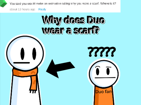 Why does Duo wear a scarf? || #All #Animations #Stories