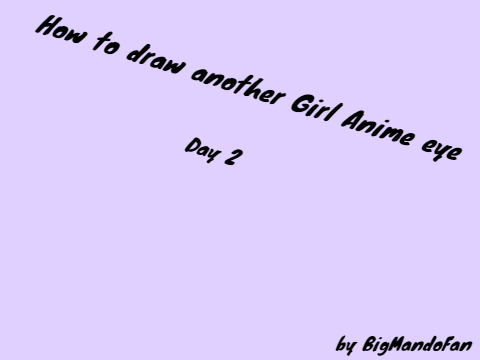 How to Draw Another Girl Anime eye ~Scratch Drawing Academy~