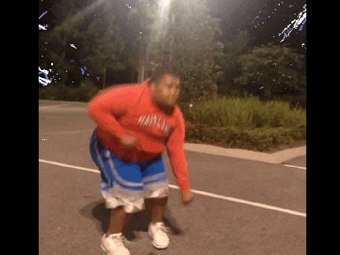 FAT GUY DANCING NOT SO FUNNY LOL