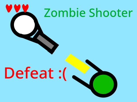 Zombie shooter game -added stage 2 after boss