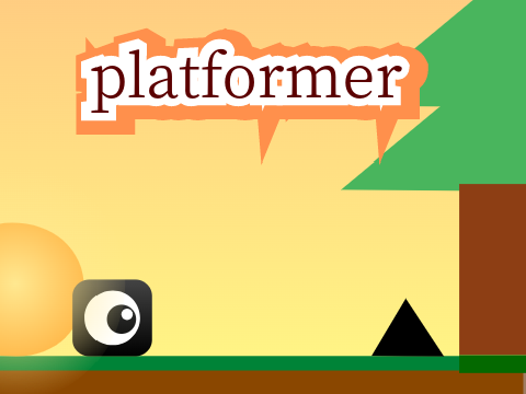platformer5　〜夕日と目玉〜