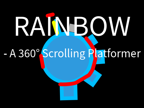 Rainbow - A 360° Scrolling Platformer (mobile-friendly!)