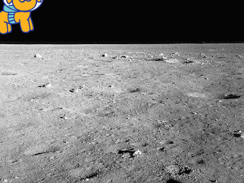 doggies on the moon