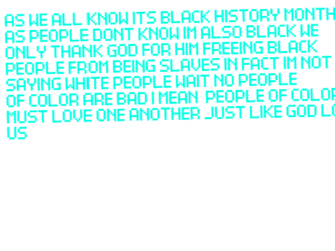 HAPPY BLACK HISTORY MONTH