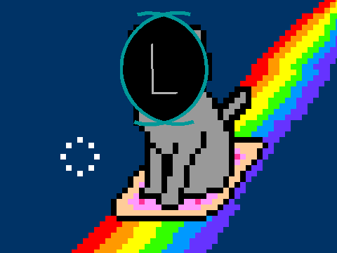 Place your Head on Nyan Cat! XD XD remix