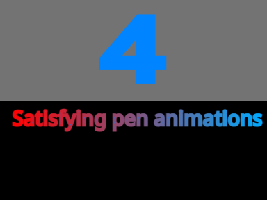 4 Pen Animations