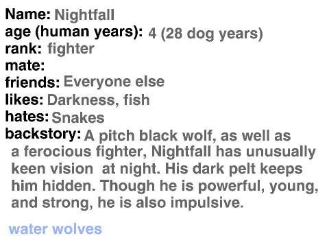 Water Wolf Signup Sheet remix