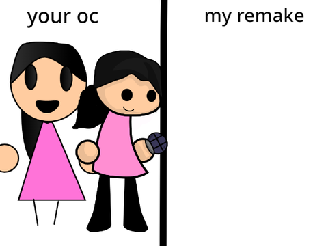 remix this and I will draw your oc remix remix