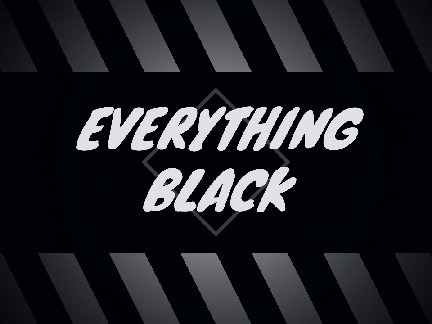 everything black ⚘ collab