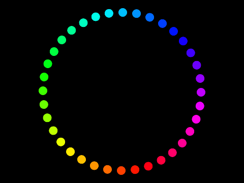 circle lights