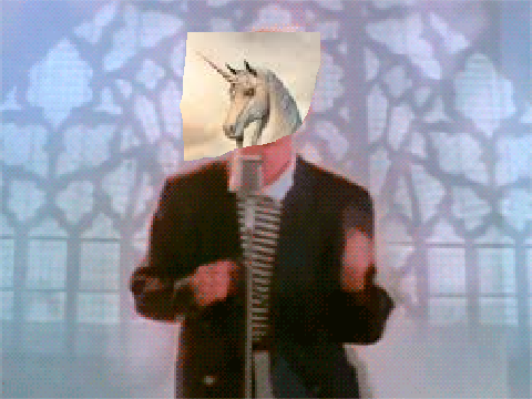 Unicorn Rickroll