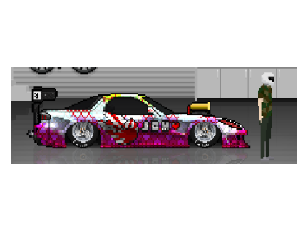Pixel Car R̶a̶c̶e̶r̶ Ricer