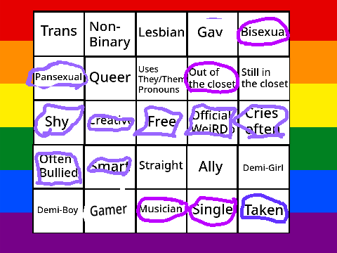 LGBTQ+ Bingo  remix