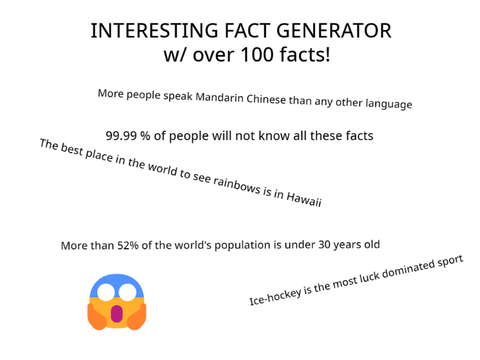 Interesting Facts Generator