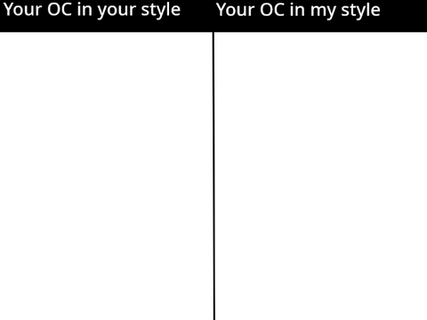 Redrawing your OC in my style