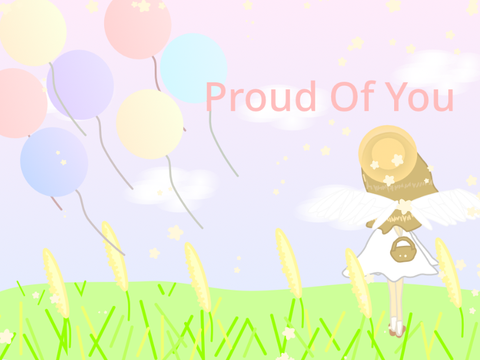 ~ Proud Of You ~ 鋼琴 x 繪畫 ☆ ( 揮著翅膀的女孩 )