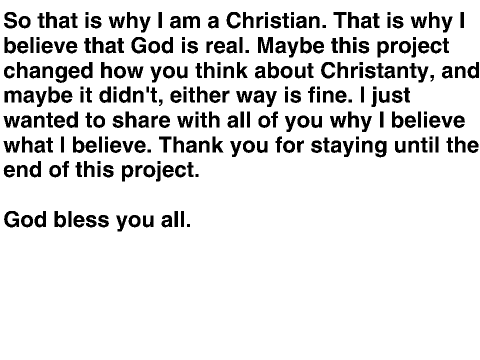 Why I am a Christian