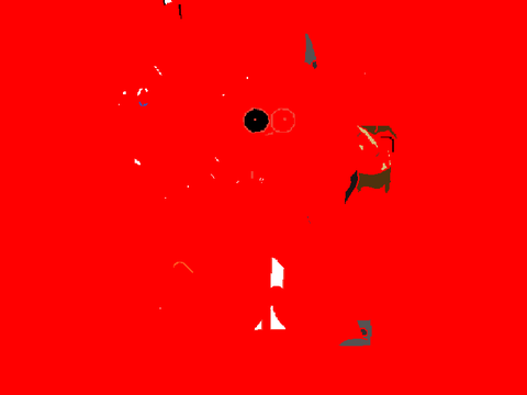 someone just spitted too much or red
