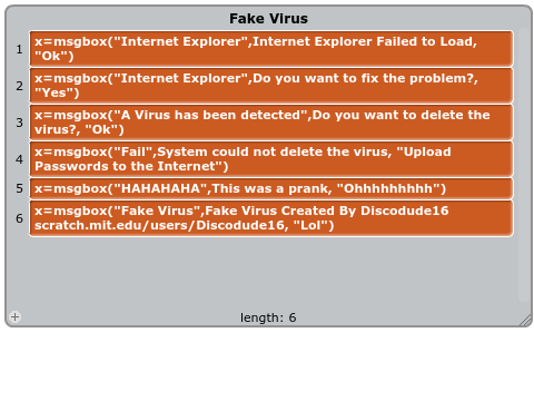Fake Virus Maker *WINDOWS ONLY*