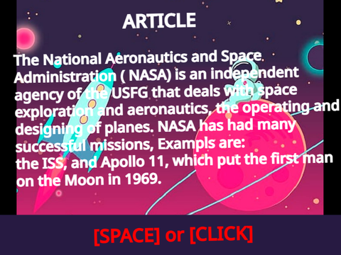 NASA Contest Entry!