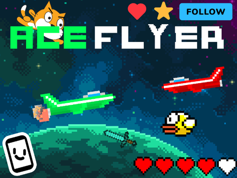 AceFlyer - A Journey to Space (Mobile Friendly) #Games