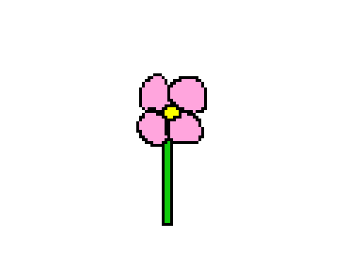 Flower Pixar Art