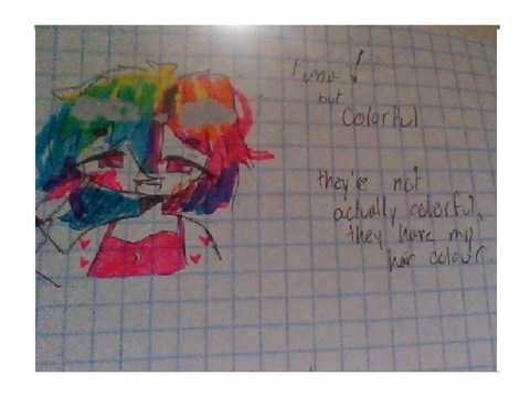 i draw better on paper moment (tw)