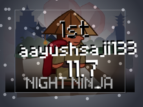 The top night ninja speedrunner