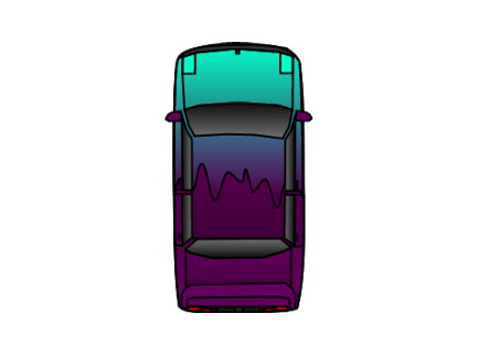 5 Vector car sprites 4 (Fantasy Version)