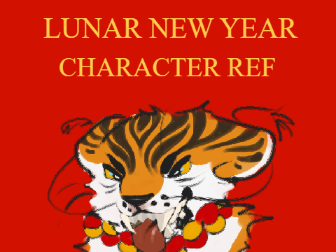 (LATE) Lunar new year 2022 character!