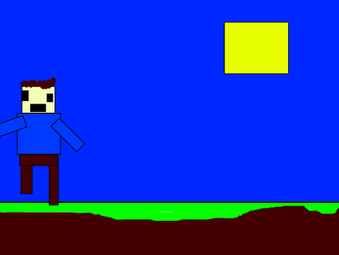funny steve and zombie animation