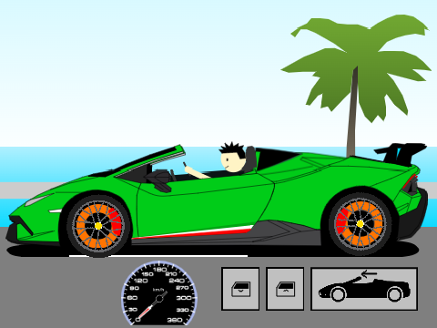 Lamborghini Huracan Spider roof simulator  remix