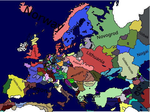 Kinda Accurate Map of Europe,1444