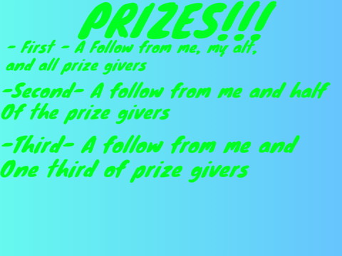 15+ Follower anything contest! (OPEN!)