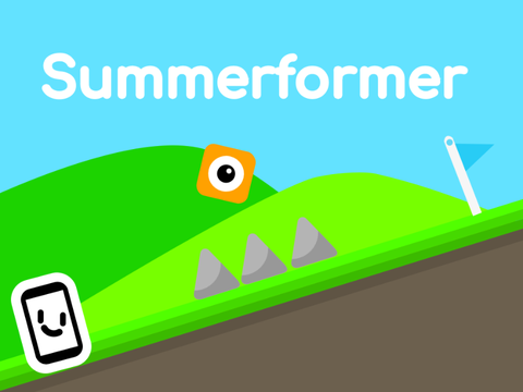 Summerformer - A platformer #All #Games #Stories #Music #Art #Griffpatch