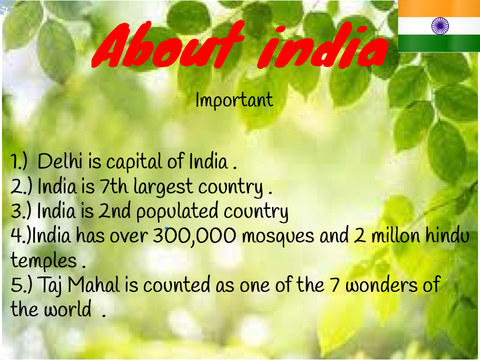 About India