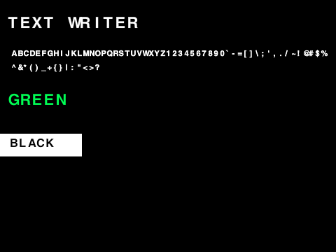 text engine 2.0 w/ size