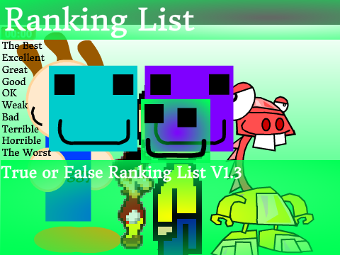 True or False ranking list V1.3