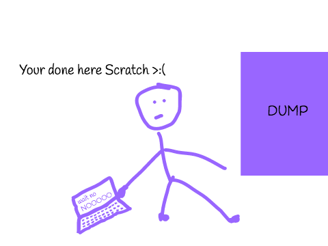 A day of a normal scratcher