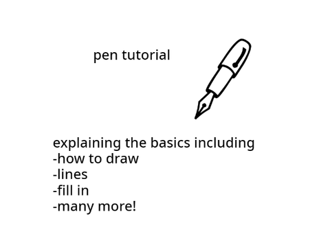 pen tutorial x)