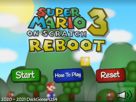Super Mario on Scratch 3 Reboot remix