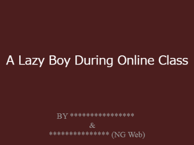Lazy Boy Animation 