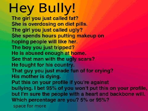 Remix this if you are against bullying! remix remix remix remix remix remix remix