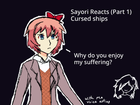 Sayori Reacts (Part 1), with voice acting