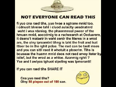 Not everyone can read this (Repost if you can)