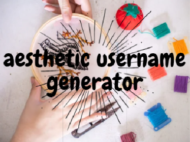  aesthetic username generator