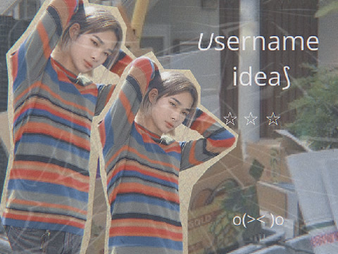 ☆ username ideas ¿